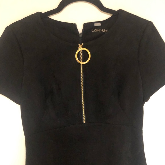 Calvin Klein - Black - SS - 6 - Black - brushed material - Suede like - NWT - Picture 3 of 5